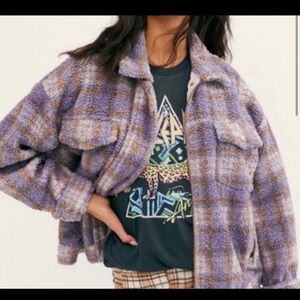 Free people Faded Dreams sherpa Jacket